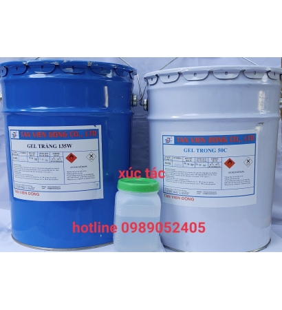 Gelcoat trắng, gelcoat trong, gelcoat màu các loại 