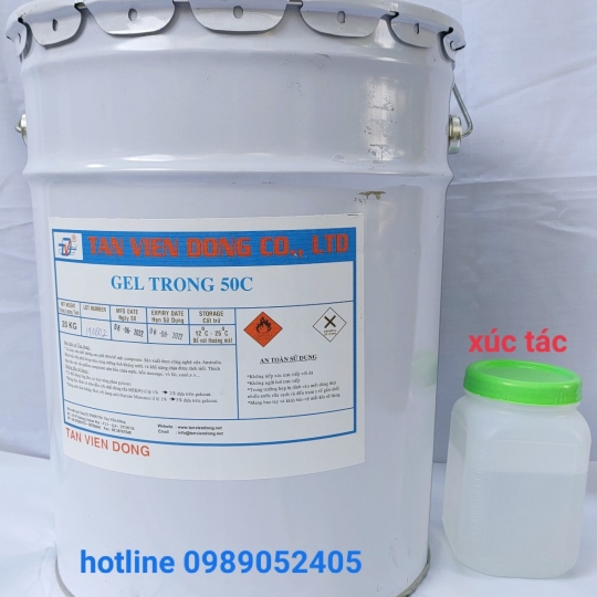 Gelcoat trắng, gelcoat trong, gelcoat màu các loại 